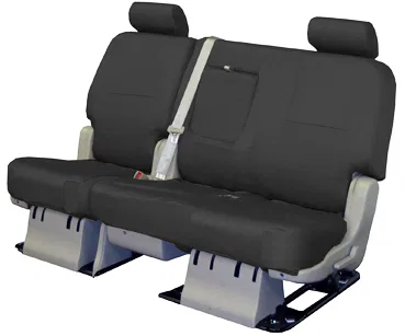 CSCQ1CH7285 – COVERKING Seat Cover, Bench - 60/40 Premium Leatherette Black For One Row